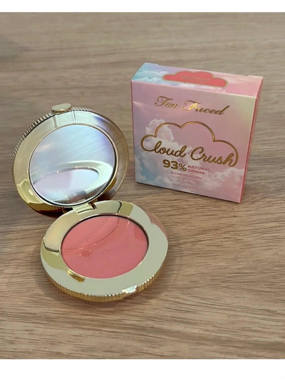 Too Faced Cloud Crush Blurring Blush - Golden Hour Diffused Satin - New in Box